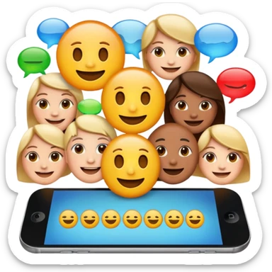 Emoji What's appa silenxe sticker