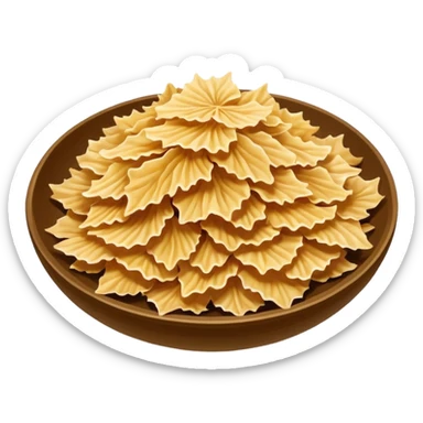 Katsuobushi bonito flakes, dried fermented fish shavings, thin curly strips, golden brown color, dancing flakes, Japanese style, food ingredient icon sticker