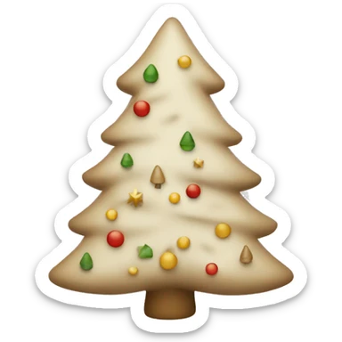 beige-christmas-tree sticker