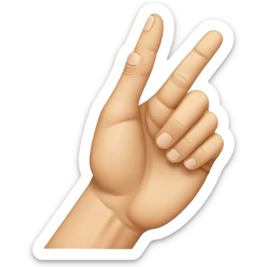 ASL Alphabet A sticker