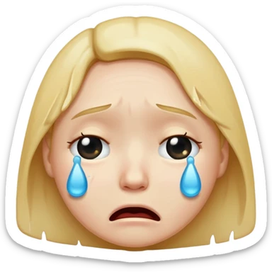Crying emoji 😭 sticker