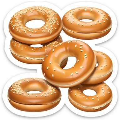 Bagel sticker