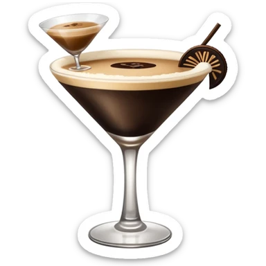 espresso martini Black Bow sticker