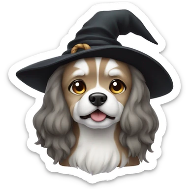 Eliam witch dog sticker