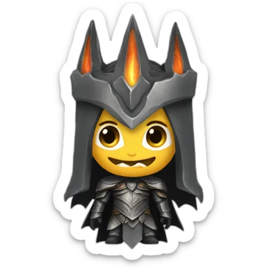 Sauron kawaii sticker