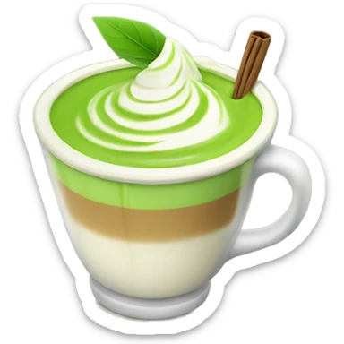 Matcha latte  sticker