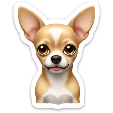 Chihuahua cute face sticker