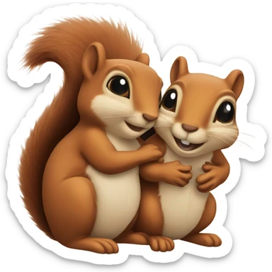 squirrel love sticker