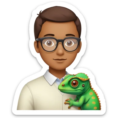 Chameleon developer sticker