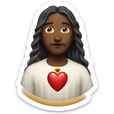 Sacred heart sticker