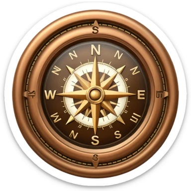 compass sticker