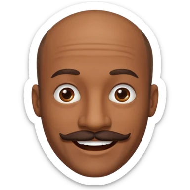 bal mustache man,Big mustache.
negative: Dont use same face style. sticker