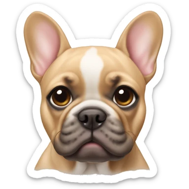 fawn french bulldog  sticker
