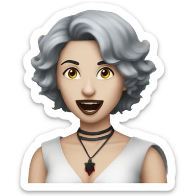 Vampire Elena Guilbert  sticker