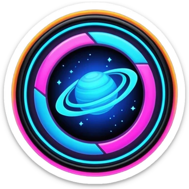Fashion planet sticker