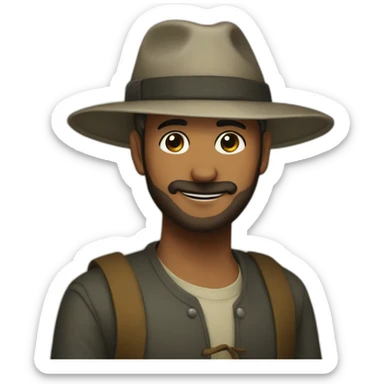 Juwish with kippa sticker