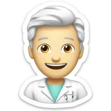 Patient de dentiste sticker