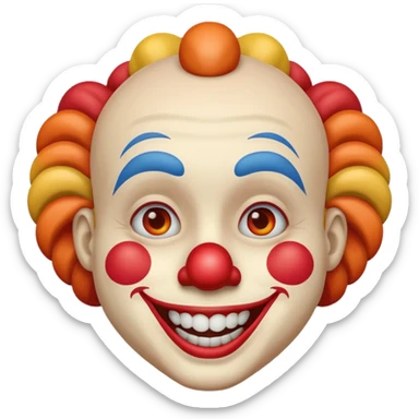clown emoji sticker