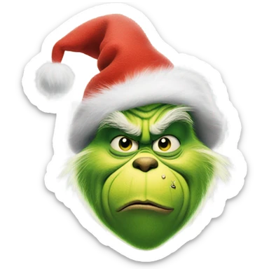 The grinch sticker