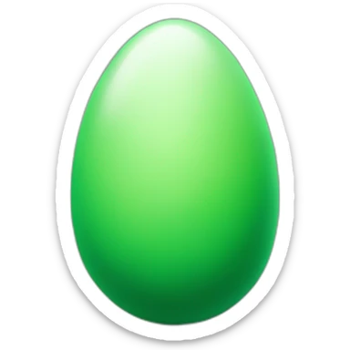 green egg sticker