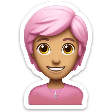 A Book of Mormon pink sticker