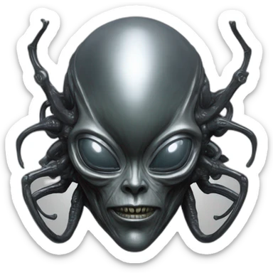 hr-giger alien sticker
