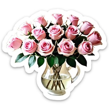 Розовая бабочка 🦋 с сердечками sticker