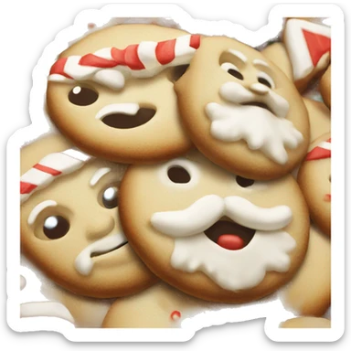 Christmas cookies sticker
