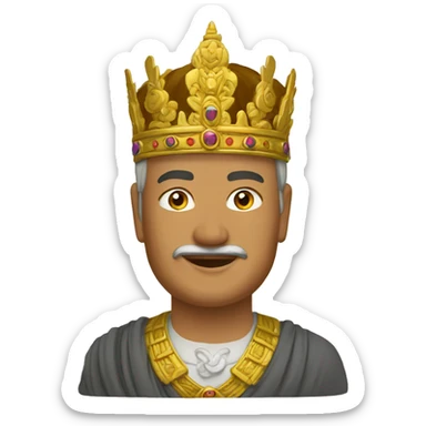 Nepali king sticker