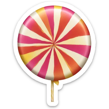 Circus candy sticker