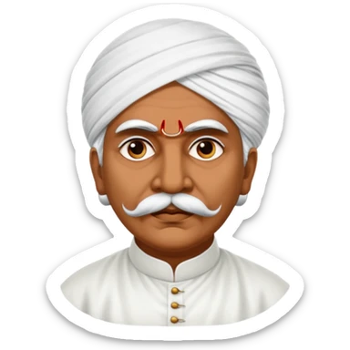 bharathiyar tamil poet sticker