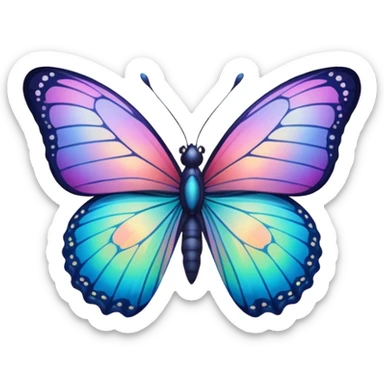 Un emogie de noeu papillon sticker