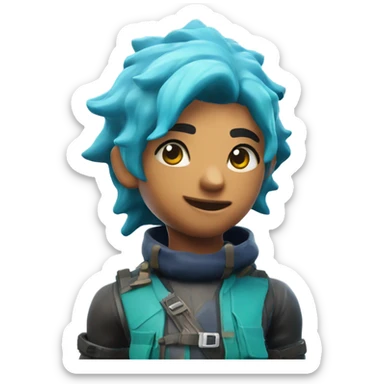 Fortnite Water Sprite squishie sticker