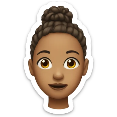 sister with big head  sticker