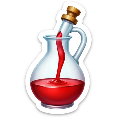 dnd item icon, health potion red sticker