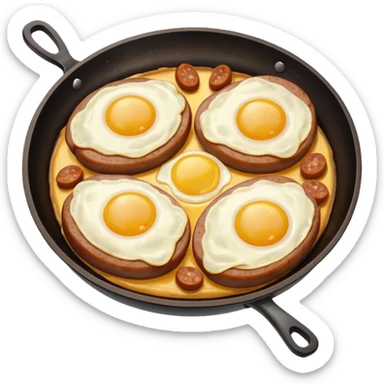 sausage and eggs sticker