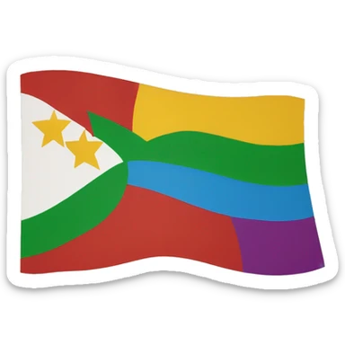 The amazigh flag sticker