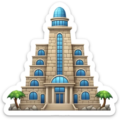 dinosaur Museum Building sticker