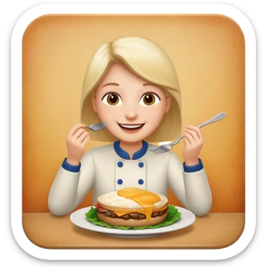 ALGUIEN SABOREANDO UNA COMIDA MUY RICA sticker