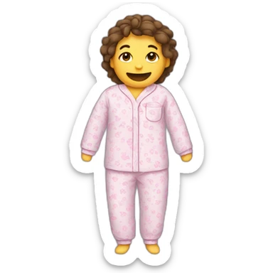 Pyjama sticker