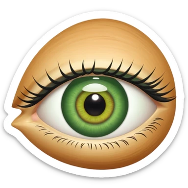 Ojos verdes (Solo el ojo) sticker