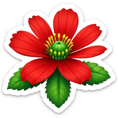carnivour flower sticker