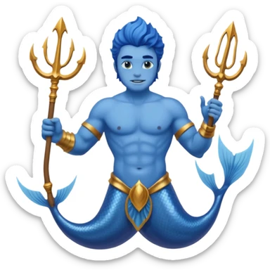 Merman sticker