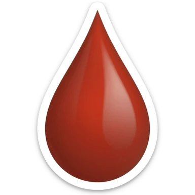 blood drop sticker