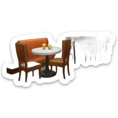 Central perk café sticker