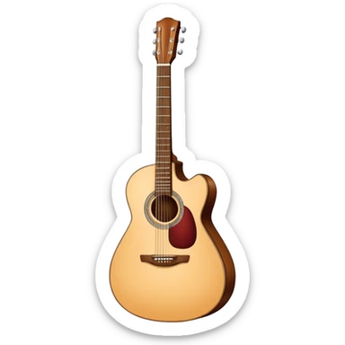 Guitarra acustica  sticker