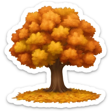 Albero in autunno sticker
