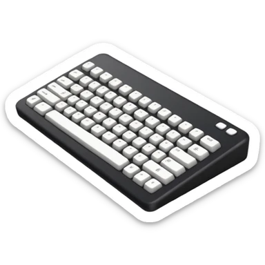 Teclado basico sticker