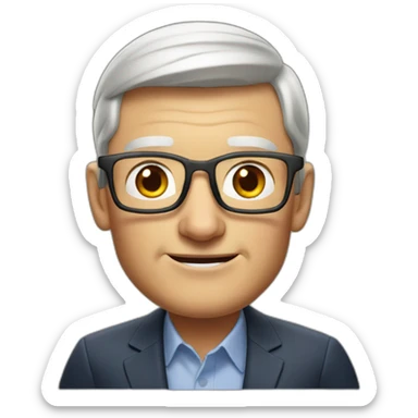 Apple CEO Tim Cook sticker