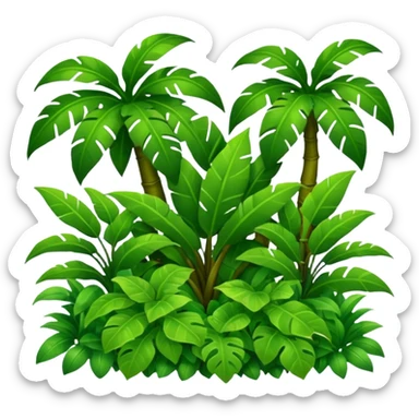 jungle sticker